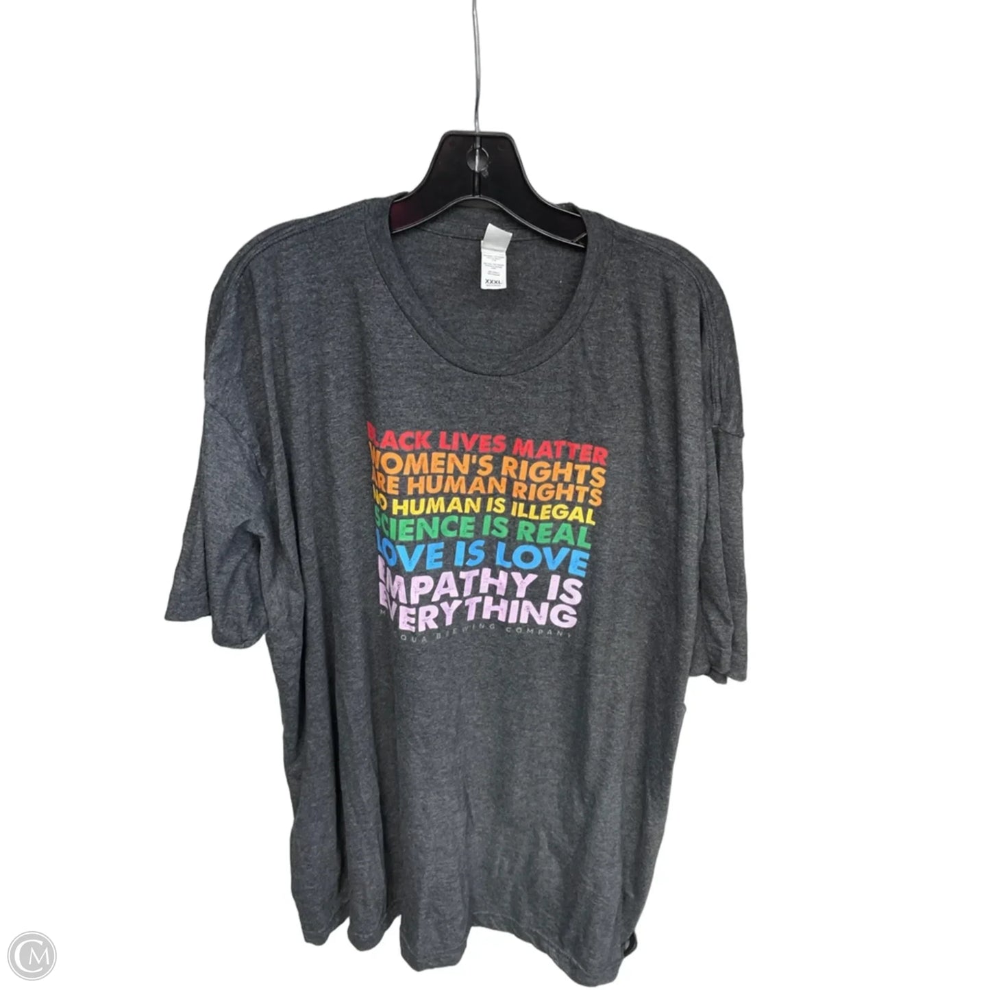 Top Short Sleeve Basic By Tultex In Grey, Size: Xxl