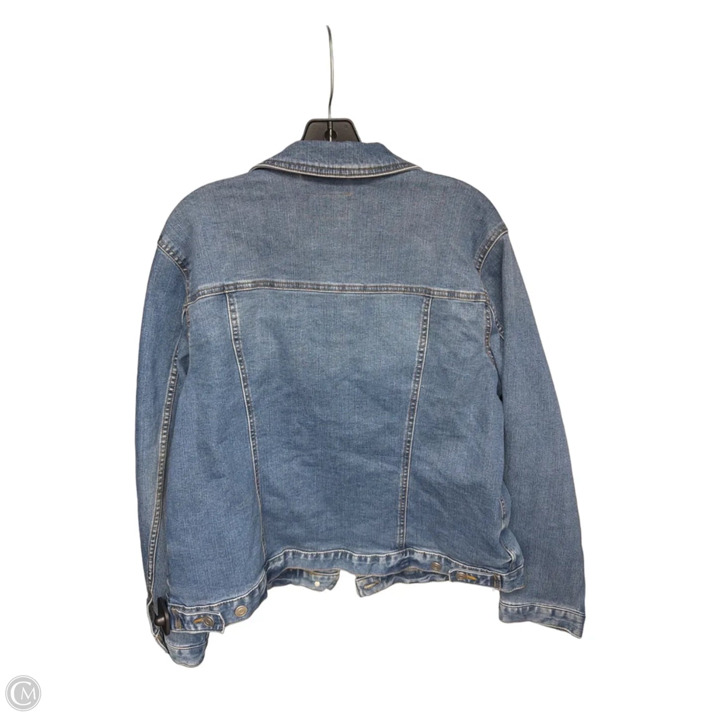Jacket Denim By Time And Tru In Blue, Size: Xxl