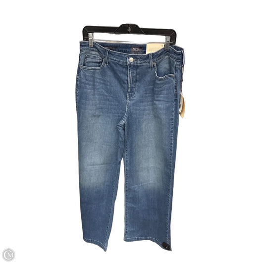 Jeans Wide Leg By Not Your Daughters Jeans In Blue Denim, Size: 12