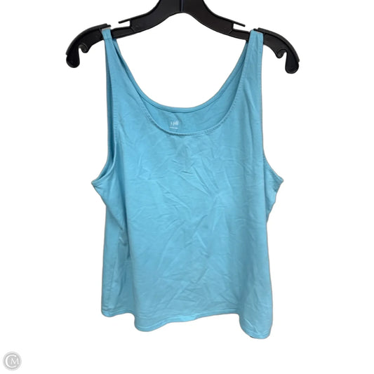 Tank Top By J. Jill In Aqua, Size: Xl