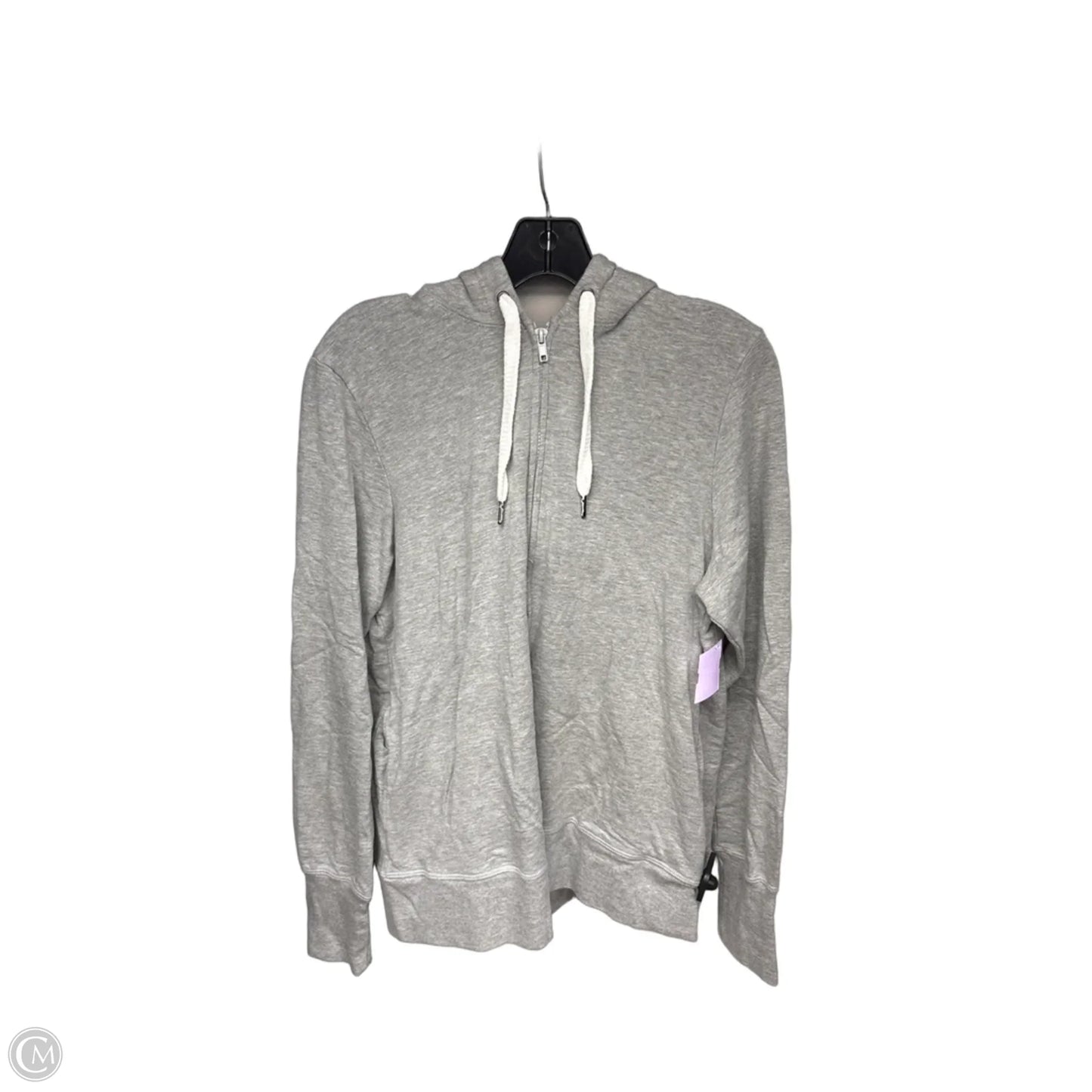 Sweatshirt Hoodie By Clothes Mentor In Grey, Size: Xl