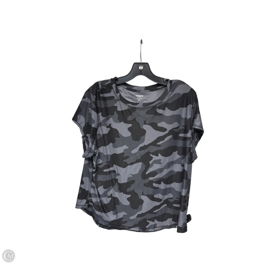 Athletic Top Short Sleeve By Old Navy In Camouflage Print, Size: Xl