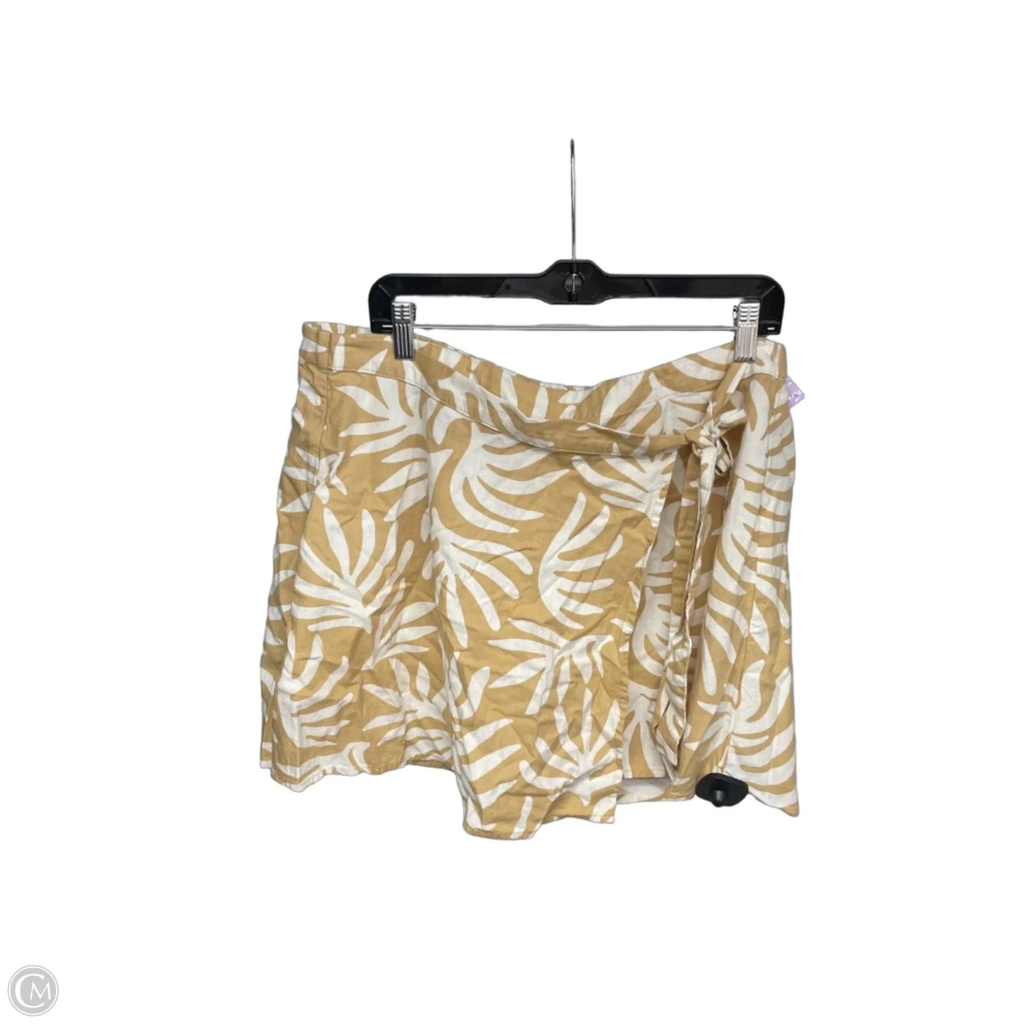 Skirt Mini & Short By A New Day In Tan & White, Size: L