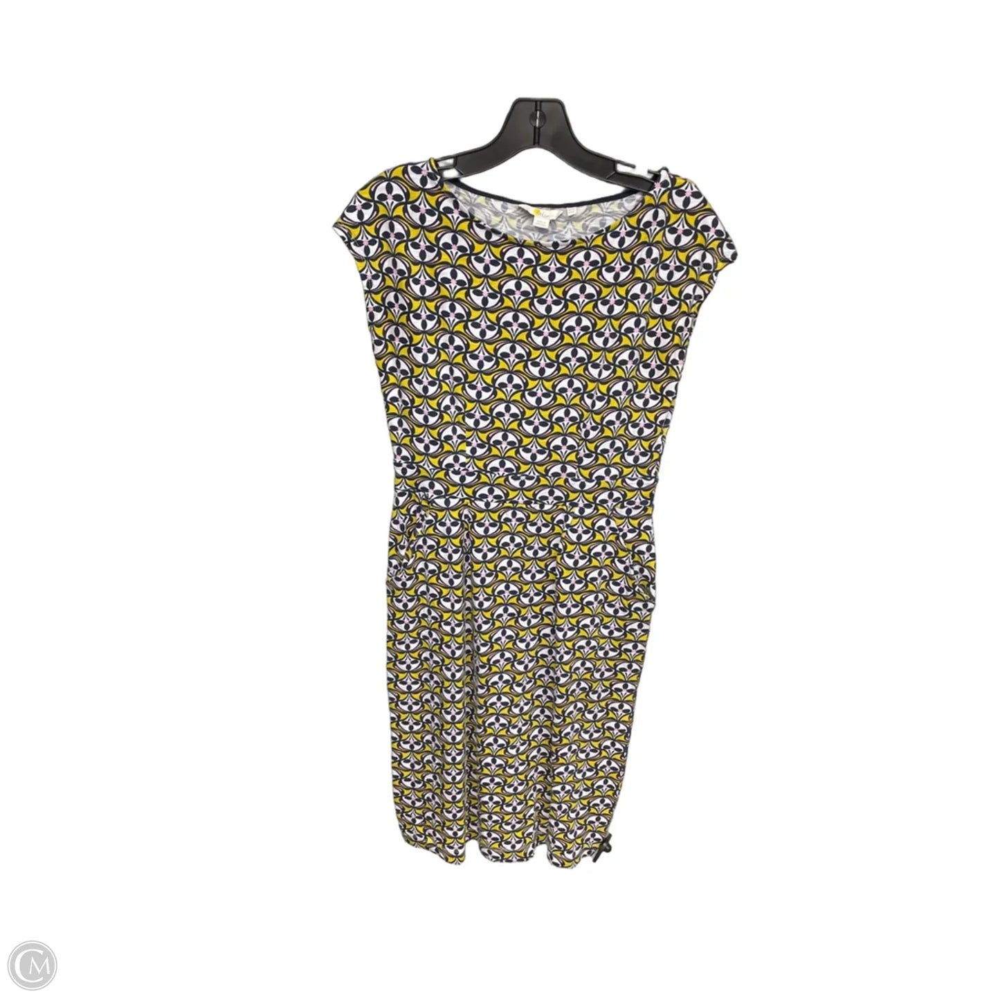 Dress Casual Midi By Boden In Pink & Yellow, Size: 6