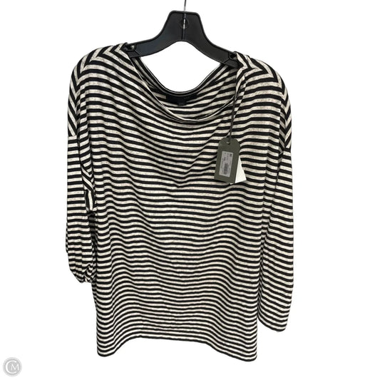 Top Long Sleeve Designer By All Saints In Striped Pattern, Size: M