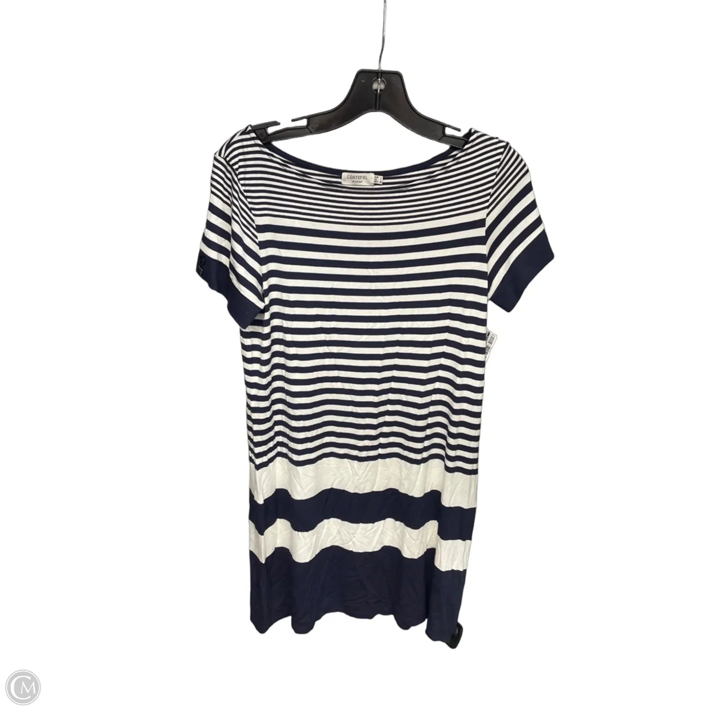 Dress Casual Midi By Clothes Mentor In Striped Pattern, Size: L