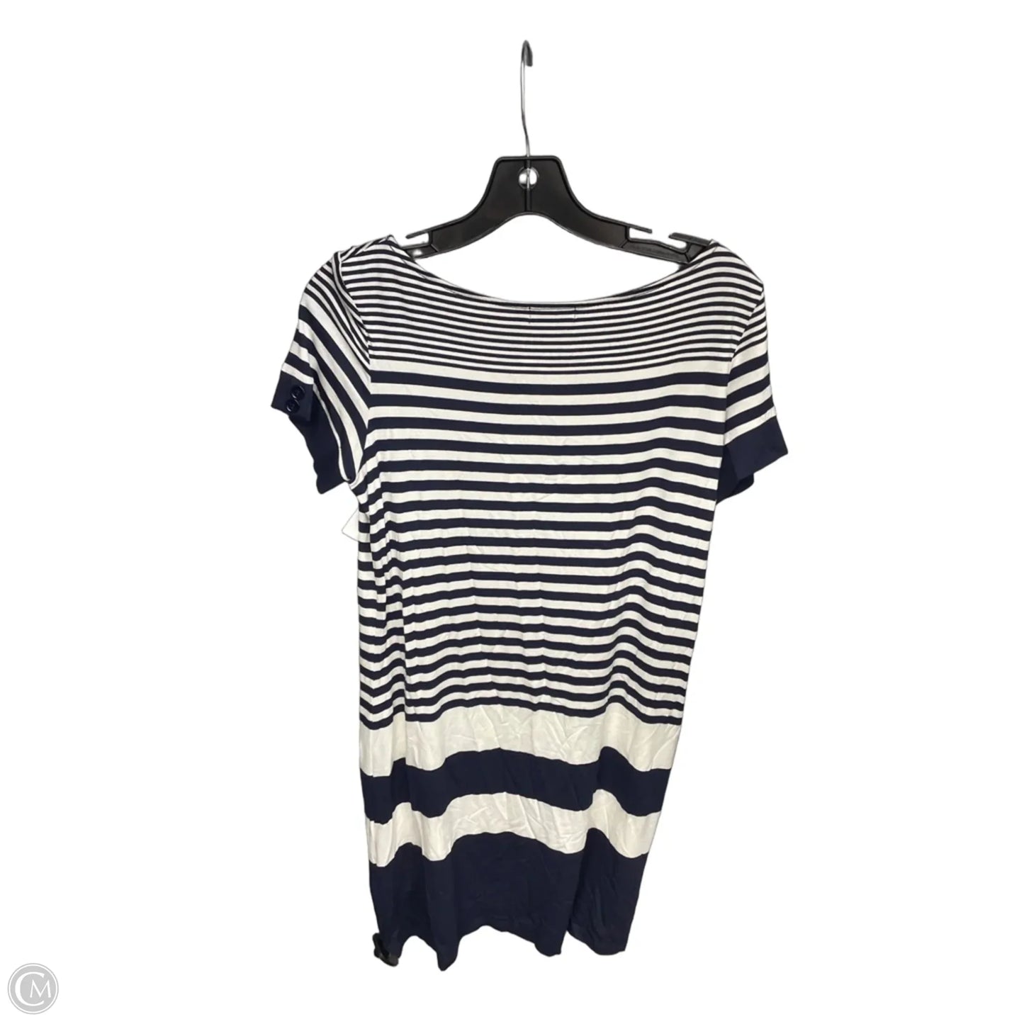 Dress Casual Midi By Clothes Mentor In Striped Pattern, Size: L