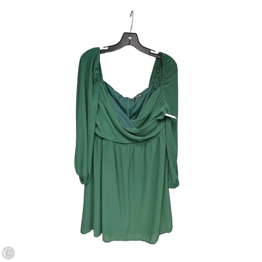 Dress Casual Midi By Shein In Green, Size: 1x