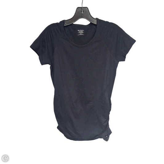 Athletic Top Short Sleeve By Athleta In Black, Size: Xl