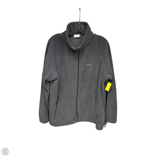 Athletic Jacket By Columbia In Grey, Size: 2x
