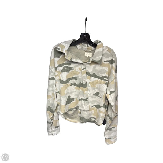 Jacket Shirt By Thread And Supply In Camouflage Print, Size: Xl