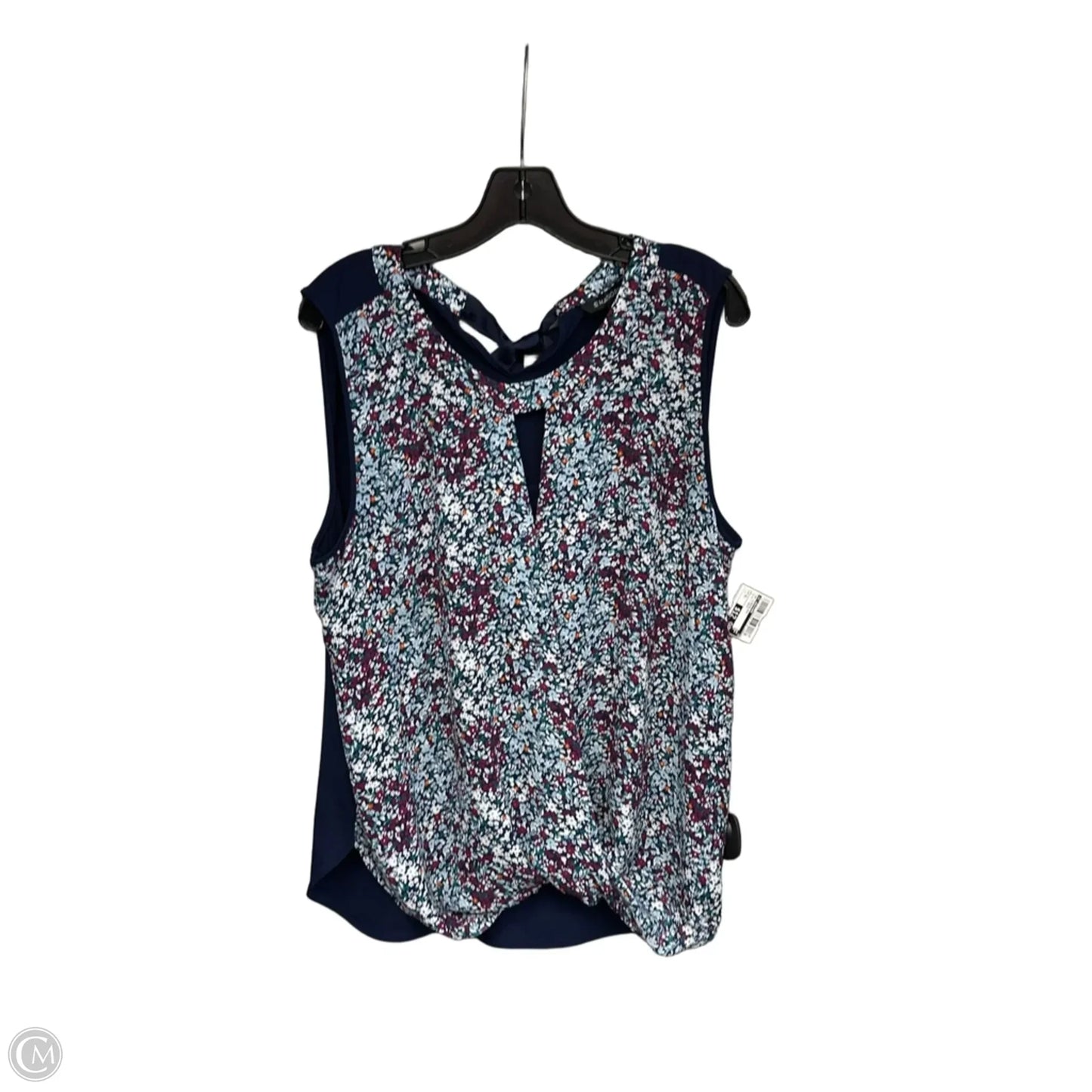Top Sleeveless By 41 Hawthorn In Blue & Green, Size: Xl