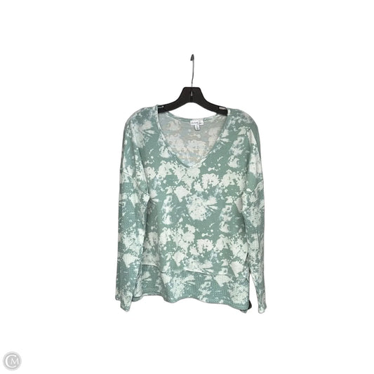 Sweater By Olivia Sky In Green, Size: Xl