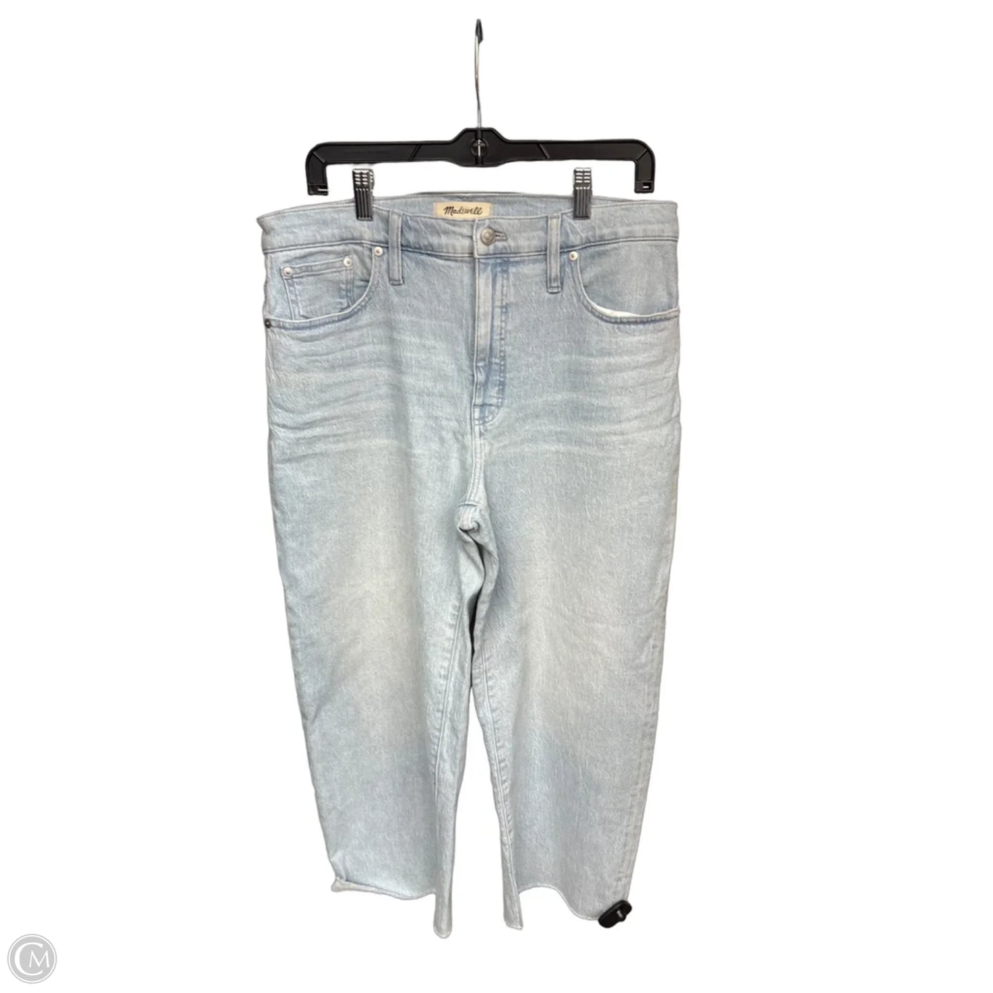 Jeans Wide Leg By Madewell In Blue Denim, Size: 12