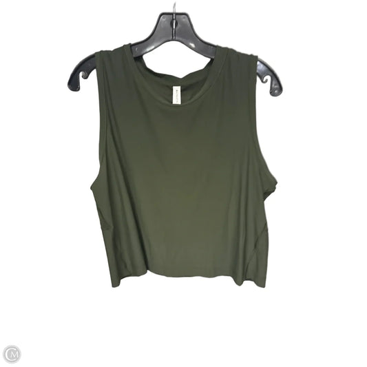 Athletic Tank Top By Athleta In Green, Size: M