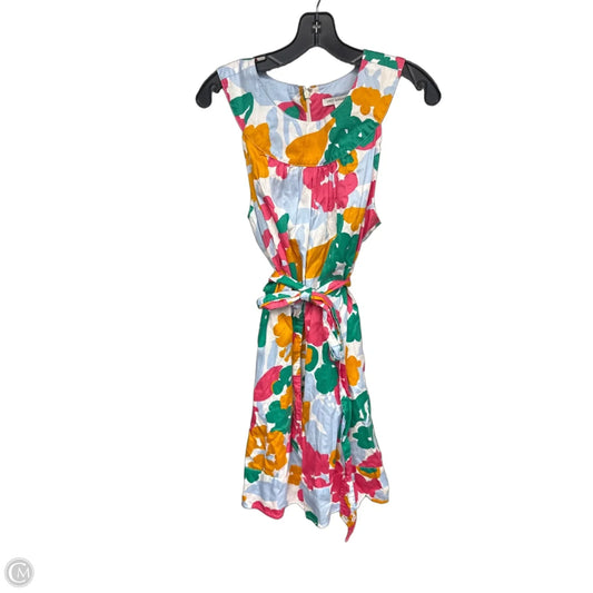 Dress Casual Midi By Free Assembly In Green & Pink, Size: L
