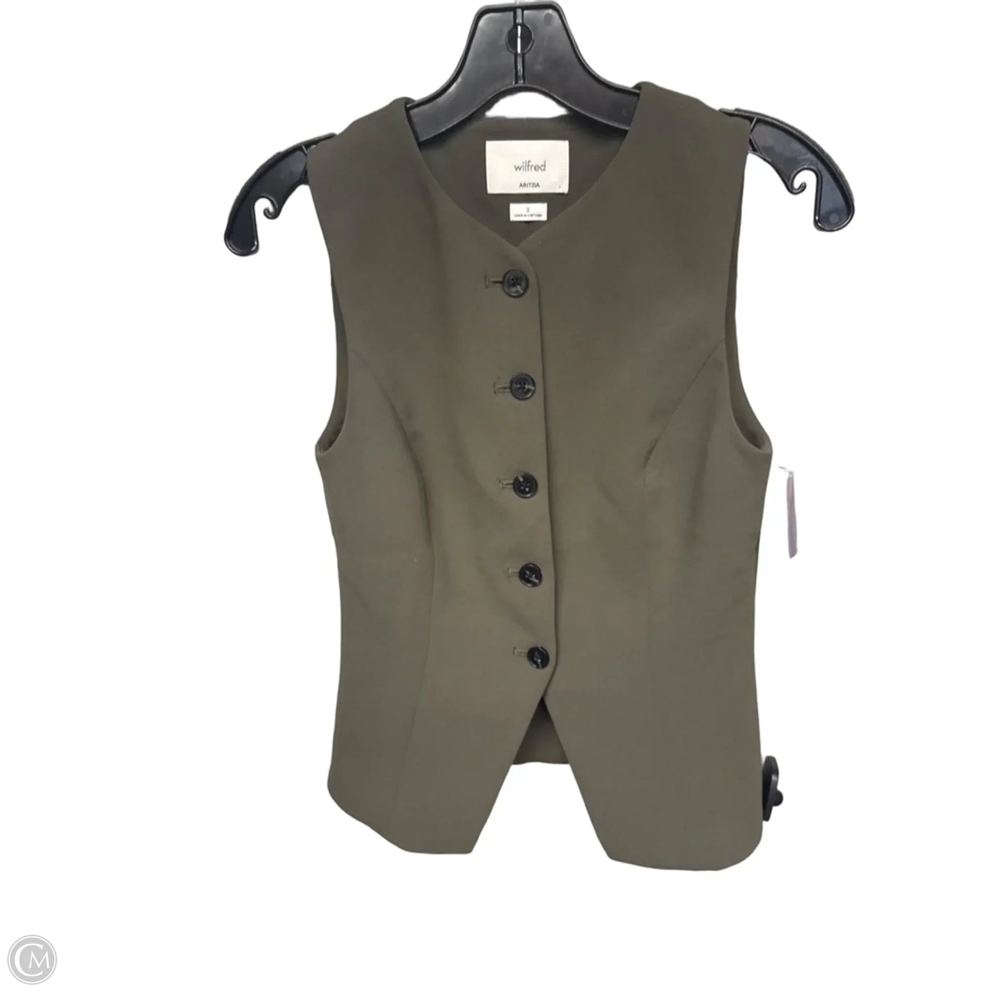 Top Sleeveless By Wilfred In Green, Size: 0