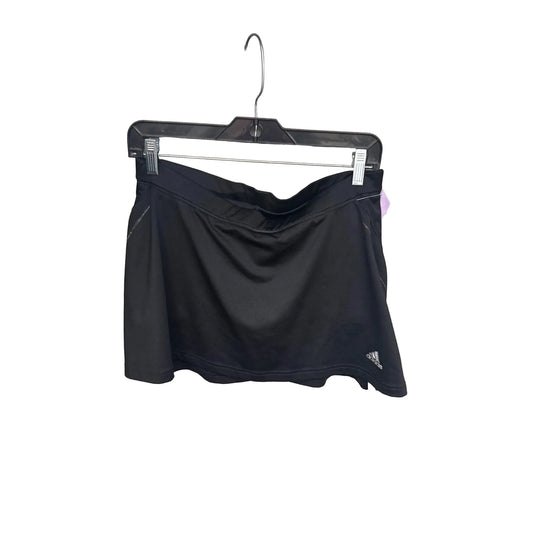 Athletic Skort By Adidas In Black, Size: M