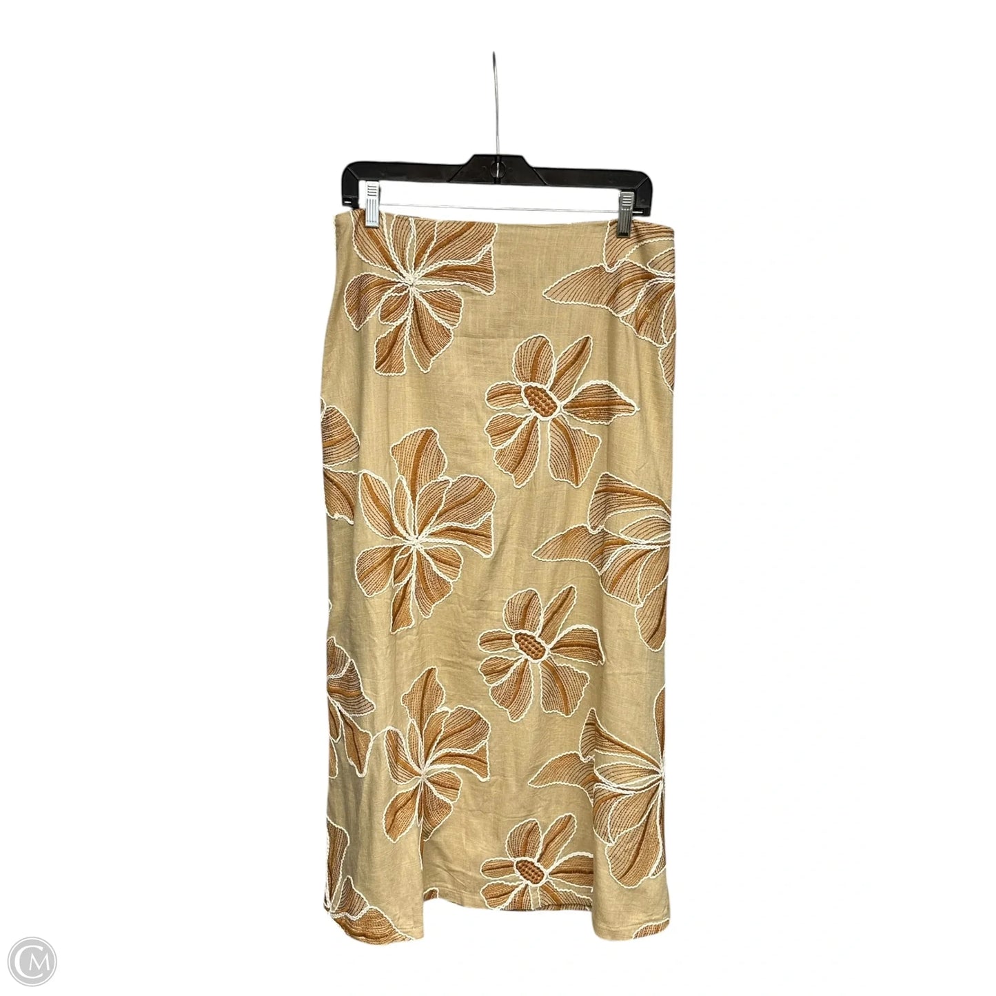 Skirt Maxi By Clothes Mentor In Brown, Size: L