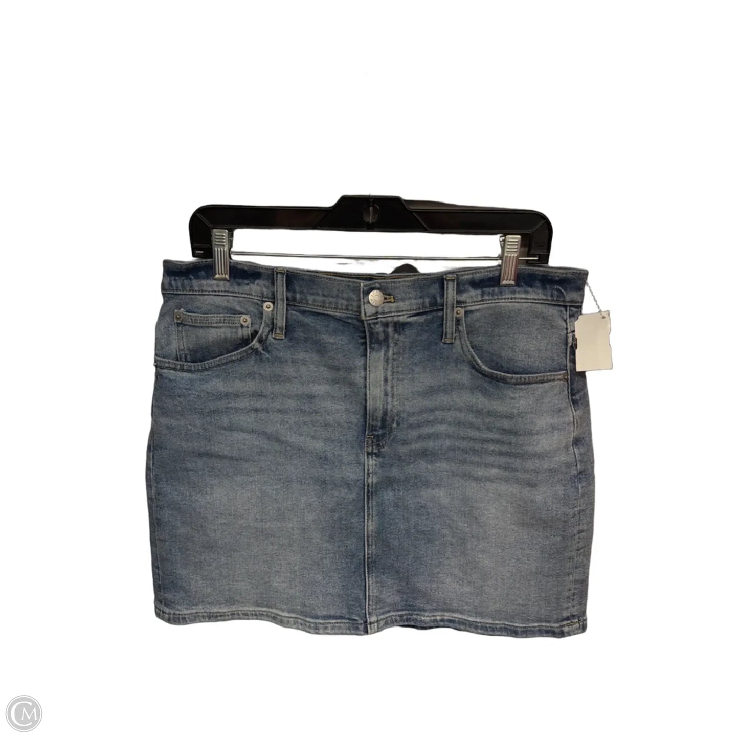 Skirt Midi By J. Crew In Blue Denim, Size: 10