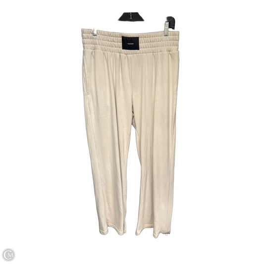 Athletic Pants By Clothes Mentor In Cream, Size: L