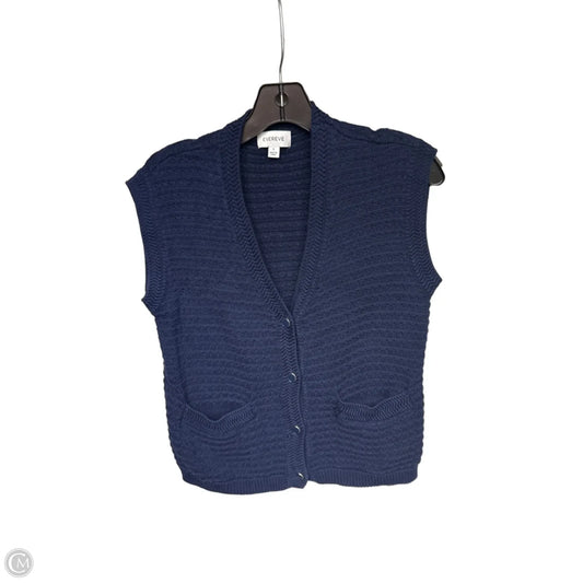 Top Sleeveless By Evereve In Navy, Size: S