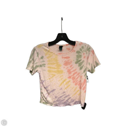 Top Short Sleeve Basic By Wild Fable In Pink, Size: M