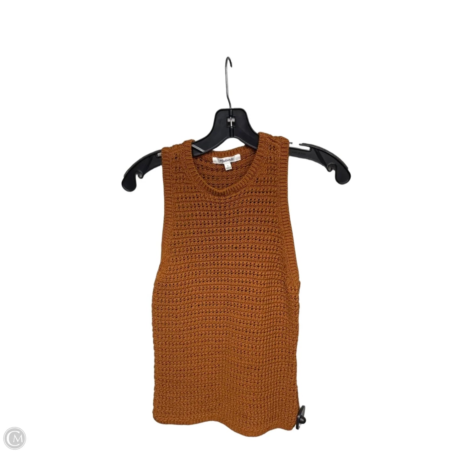 Top Sleeveless By Madewell In Brown, Size: S