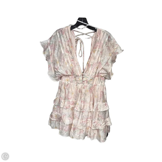 Dress Casual Midi By Lulus In Pink, Size: M