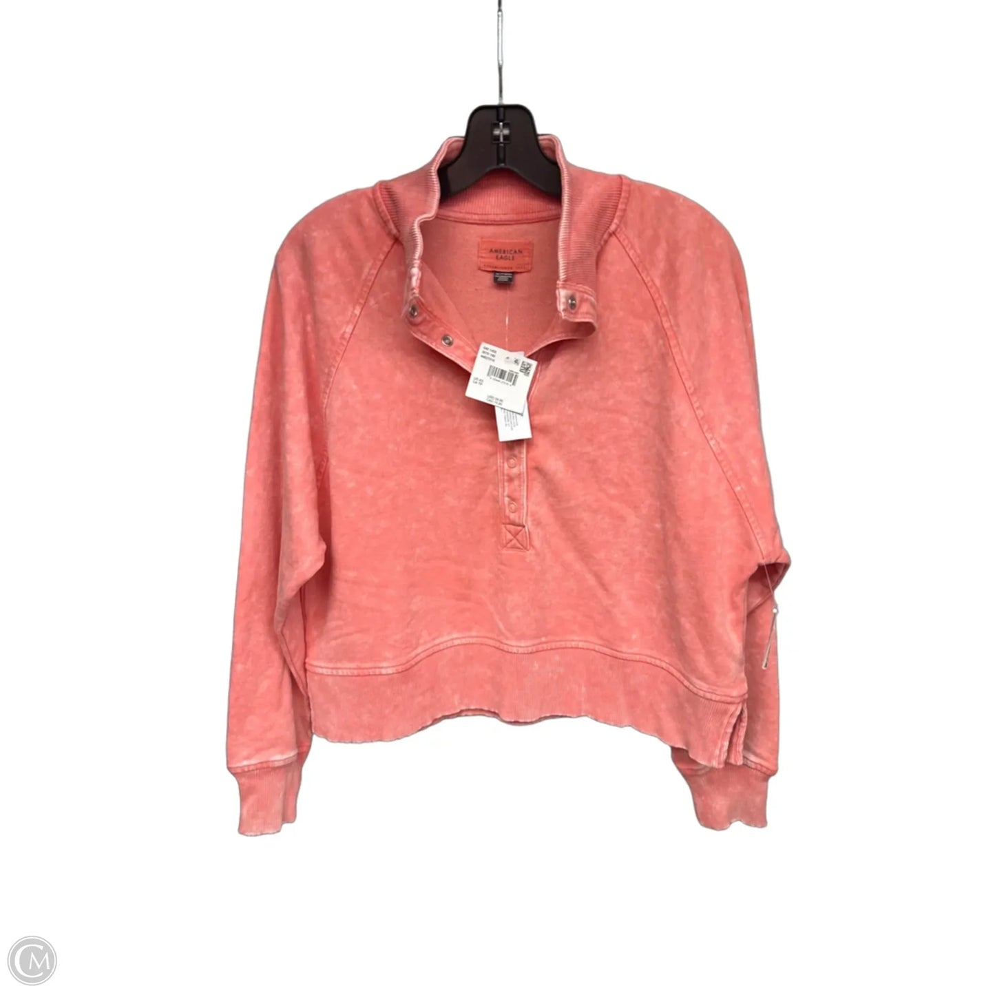 Sweater By American Eagle In Coral, Size: Xs