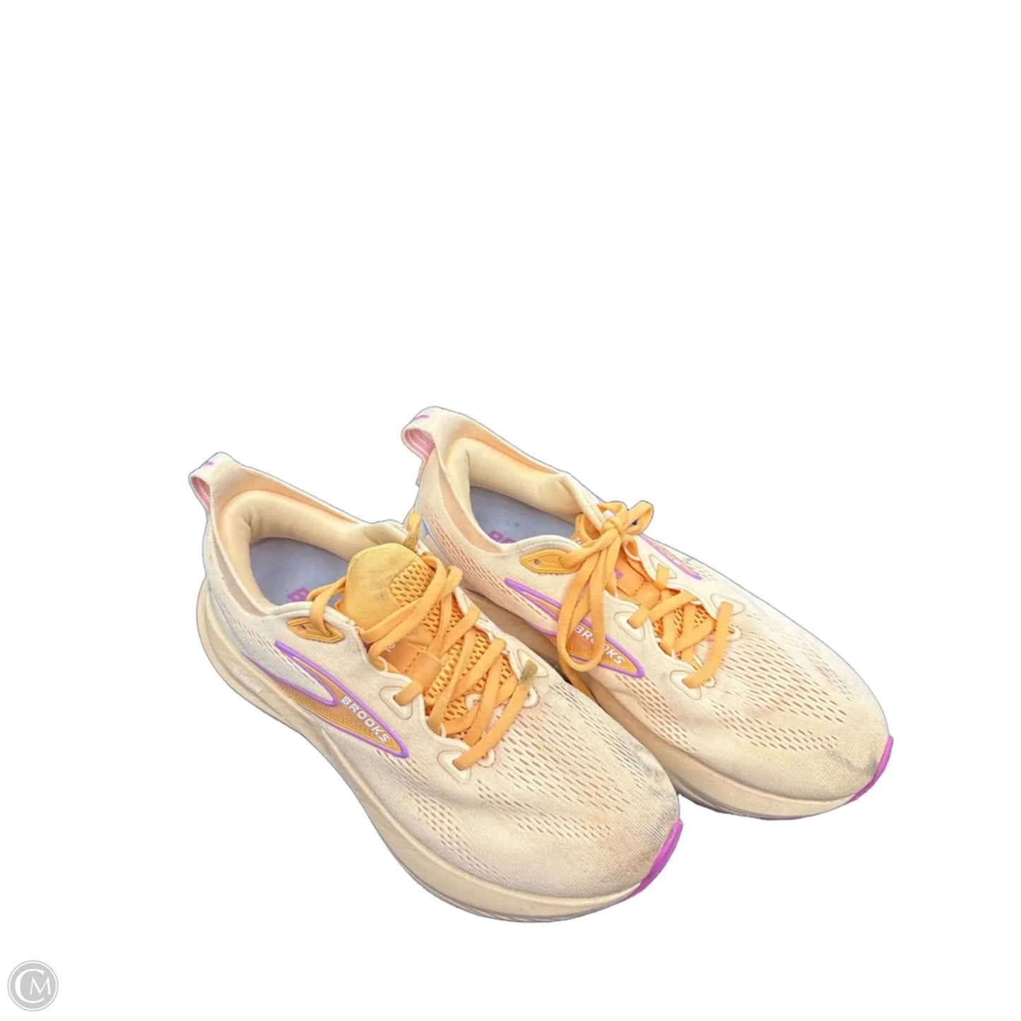 Shoes Athletic By Brooks In Yellow, Size: 9.5