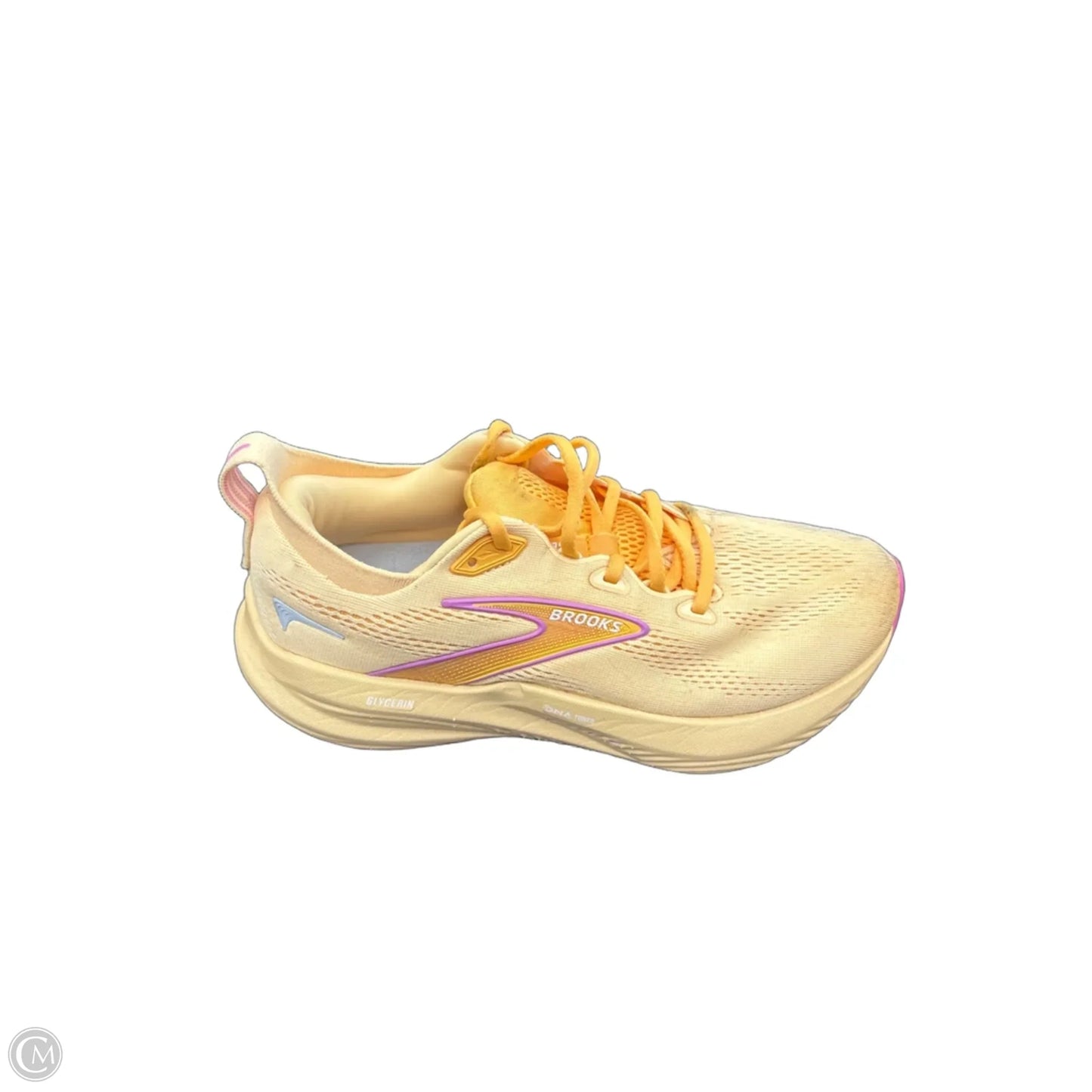 Shoes Athletic By Brooks In Yellow, Size: 9.5