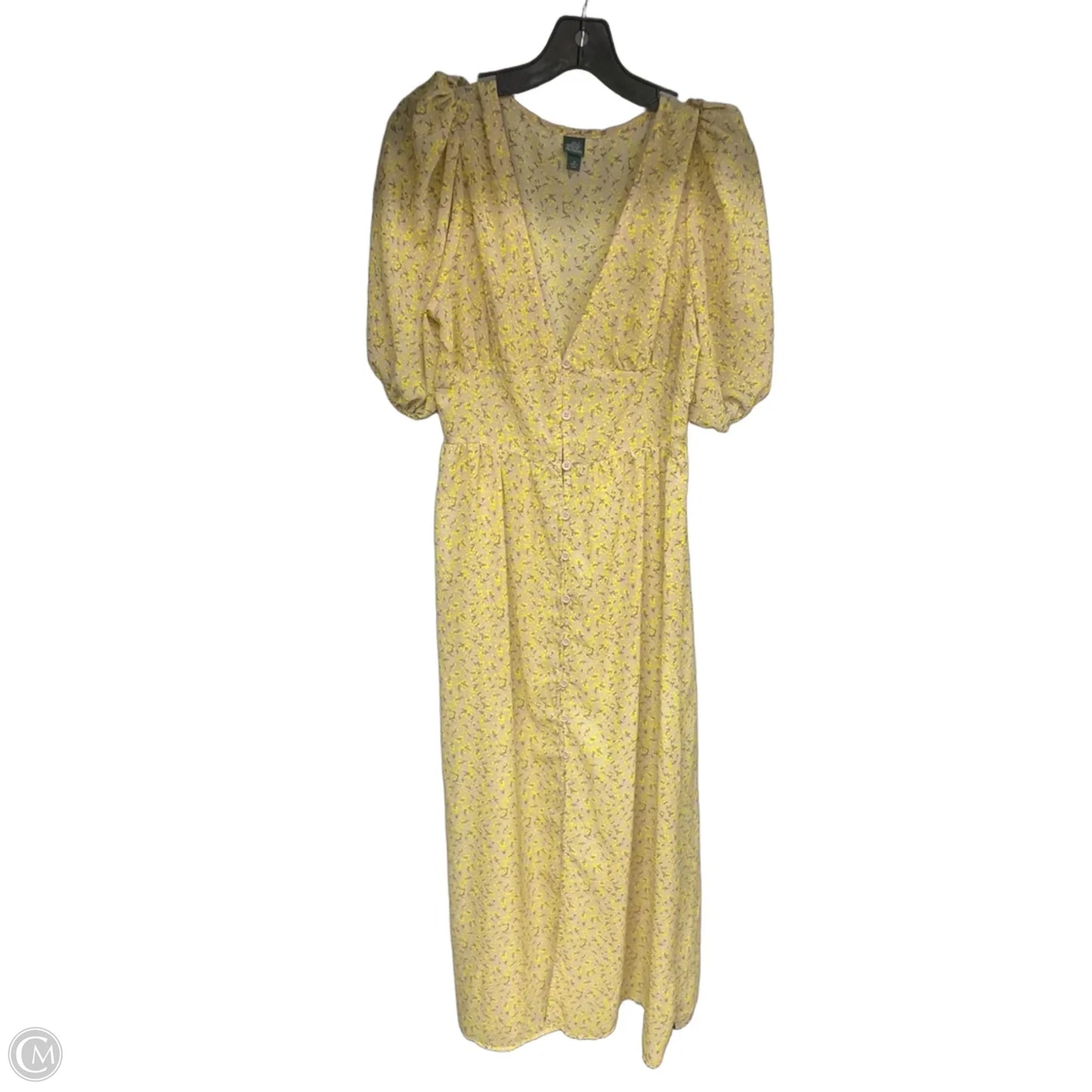 Dress Casual Maxi By Wild Fable In Yellow, Size: M