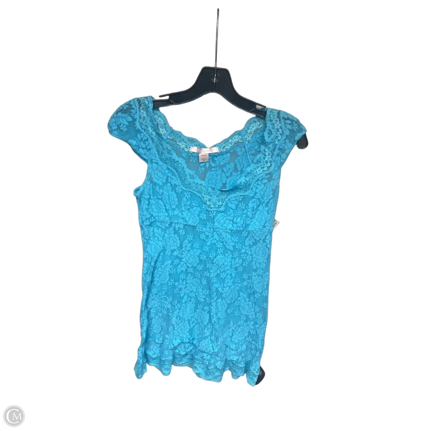 Top Sleeveless By Victorias Secret In Blue, Size: M