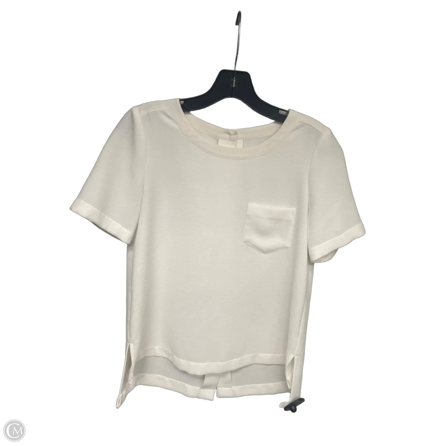 Top Short Sleeve By Madewell In White, Size: Xs