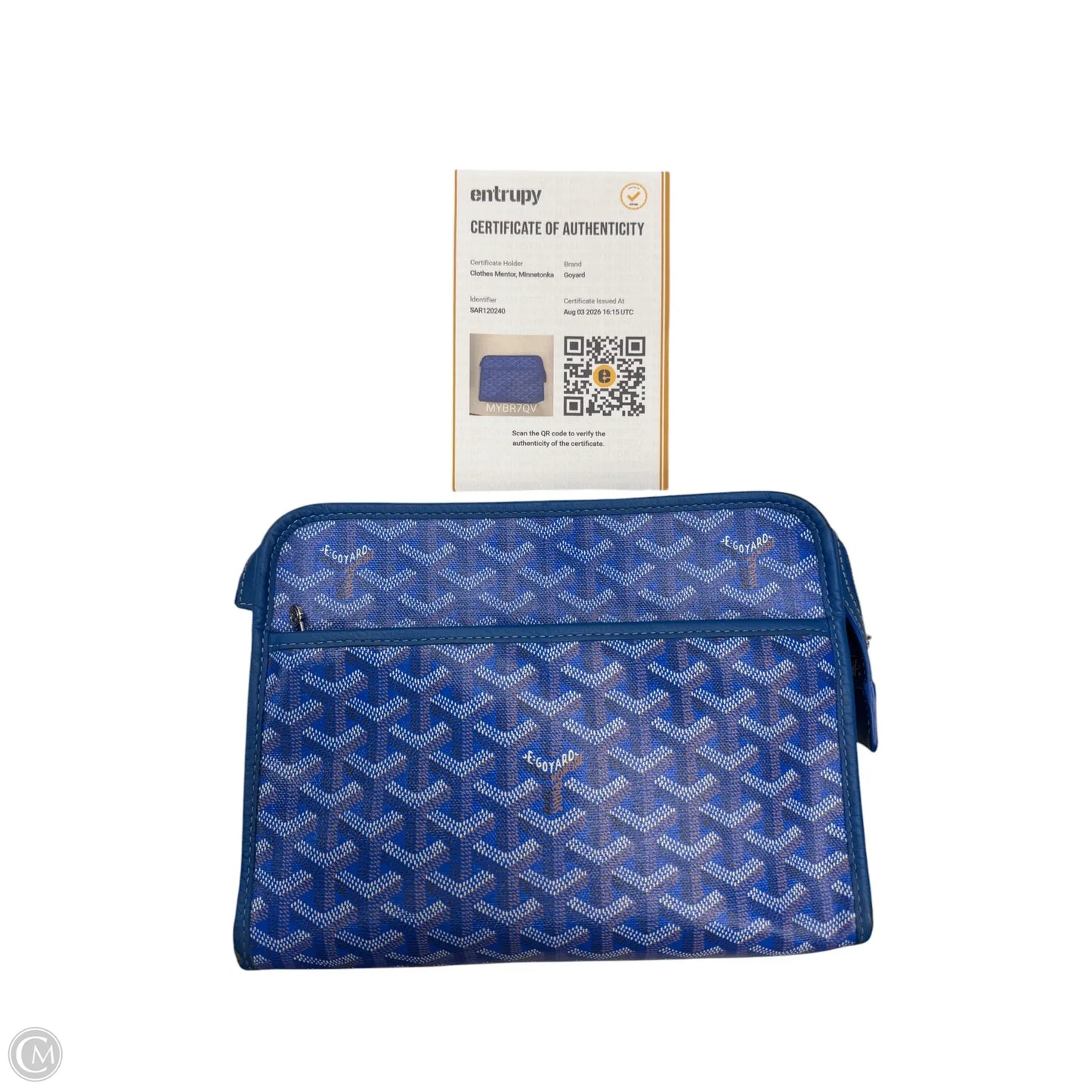 Wristlet Luxury Designer By Goyard, Size: Large