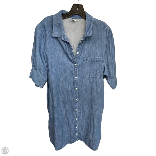 Dress Casual Midi By Talbots In Navy, Size: Xl