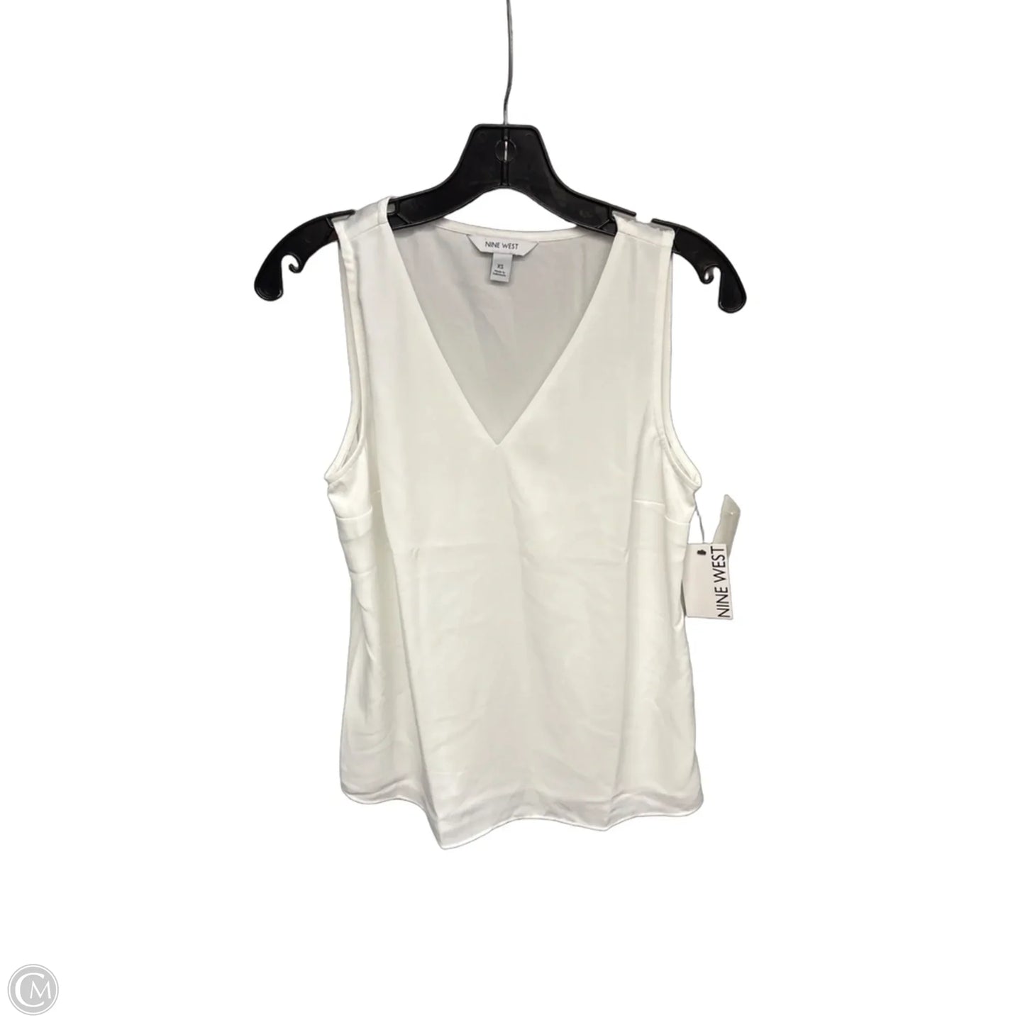 Top Sleeveless By Nine West In White, Size: Xs
