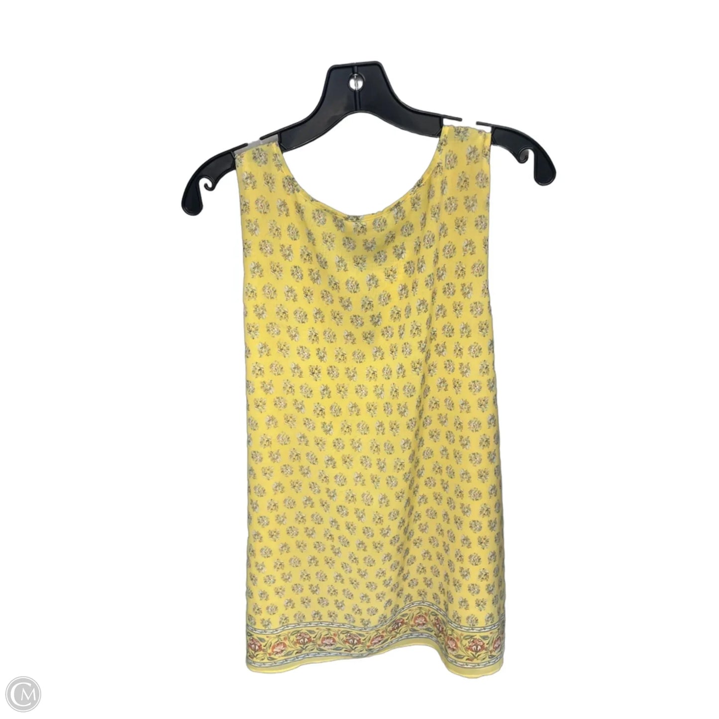 Top Sleeveless By Max Studio In Yellow, Size: Xl