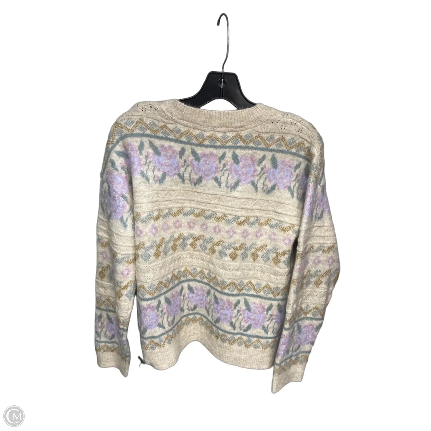 Sweater By Rd Style In Cream, Size: M