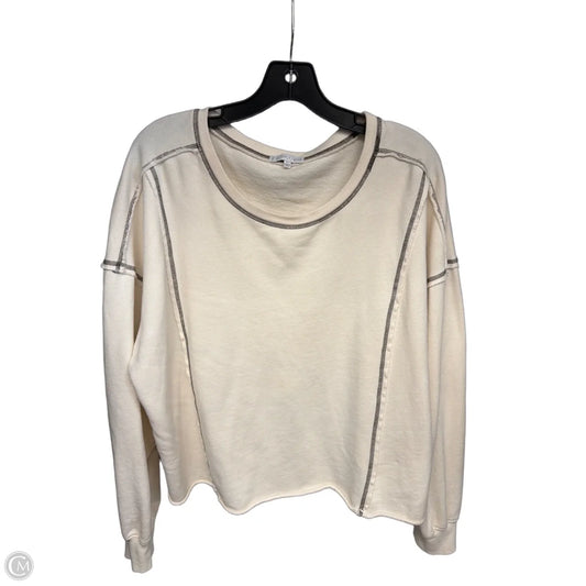 Sweater By Z Supply In Cream, Size: L