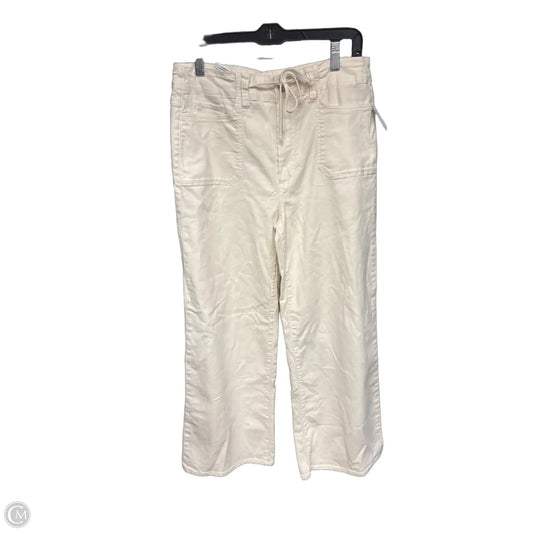 Pants Wide Leg By Paige In Cream, Size: 30