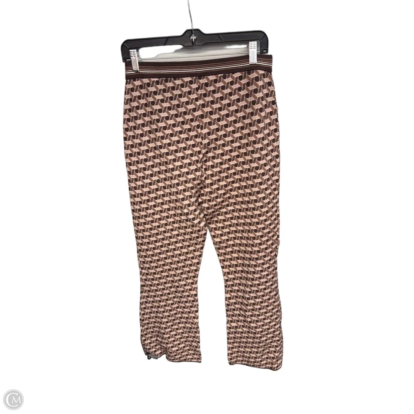 Pants Designer By Diane Von Furstenberg In Brown & Pink, Size: M