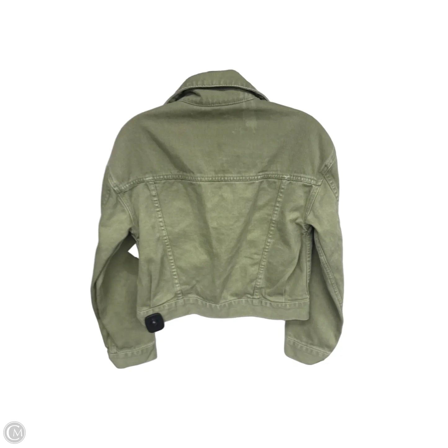 Jacket Utility By Zara In Green Denim, Size: Xs