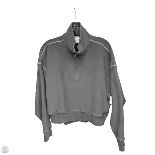 Athletic Sweatshirt Collar By Athleta In Grey, Size: L