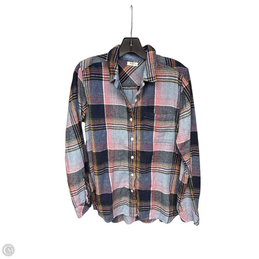 Top Long Sleeve By Dylan In Blue, Size: S
