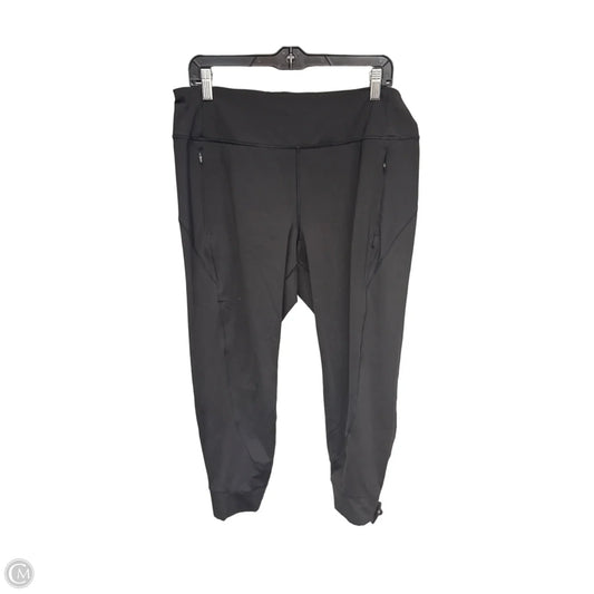Athletic Leggings By Athleta In Black, Size: 12