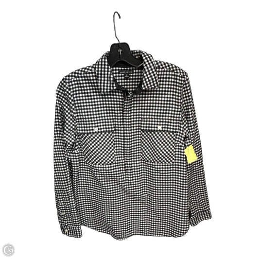 Jacket Shirt By J. Crew In Black & White, Size: Xs