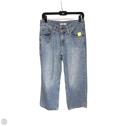 Jeans Straight By Levis In Blue Denim, Size: 4