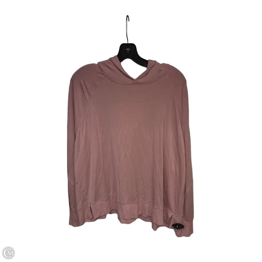 Athletic Sweatshirt Hoodie By All In Motion In Pink, Size: 2x